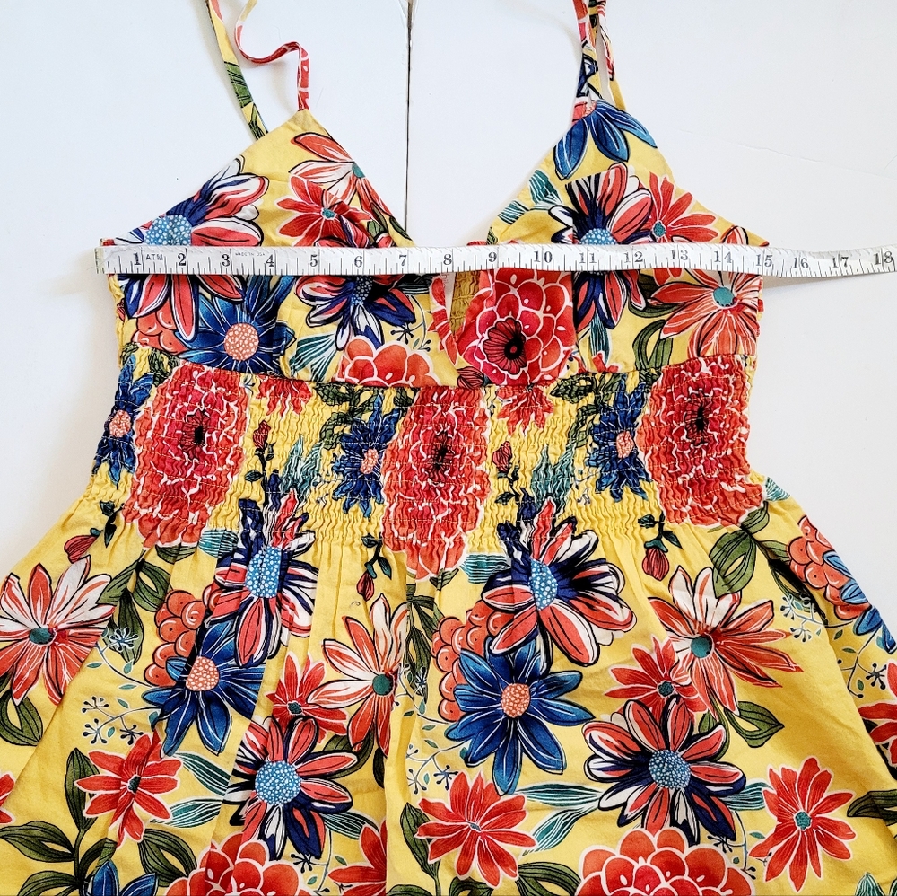 Floral Yellow Sundress - Picture 2 of 10
